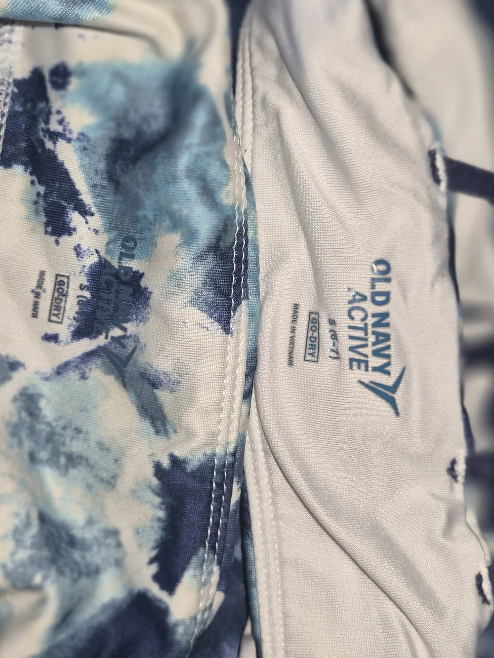 Old Navy Blue Tie-Dye Kids Pajama Set